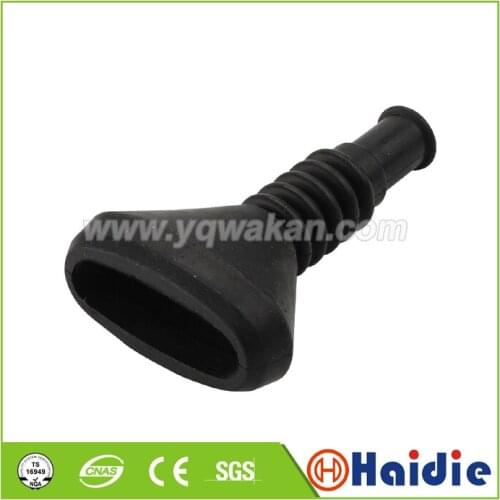 Free shipping 5pcs 6way superseal rubber connector boot for Tyco 1.8 series, connector rubber boots cover cap