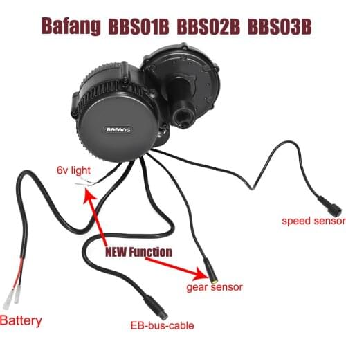 C961 Bafang Brushless Motor 750W 500W 350W 250W BBS01BBS02B BBSHD Electric Bicycle Motor Mid Drive Engine Ebike Conversion Kit