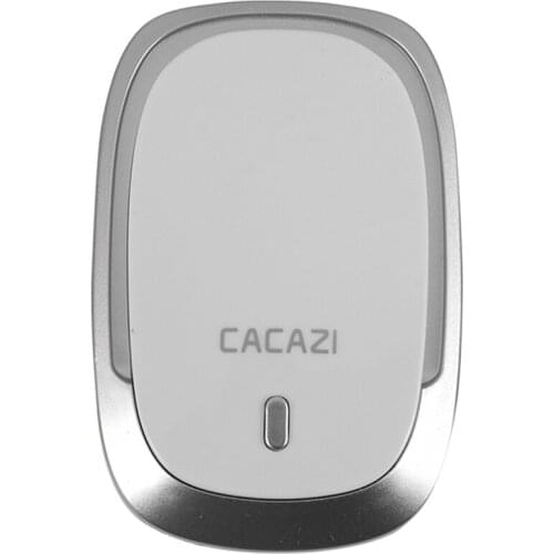 Cacazi Wireless Doorbell Dc Battery Operated Control Button 200M Remote Led Light Home Cordless Call Bell 4 Volume 36 Chime