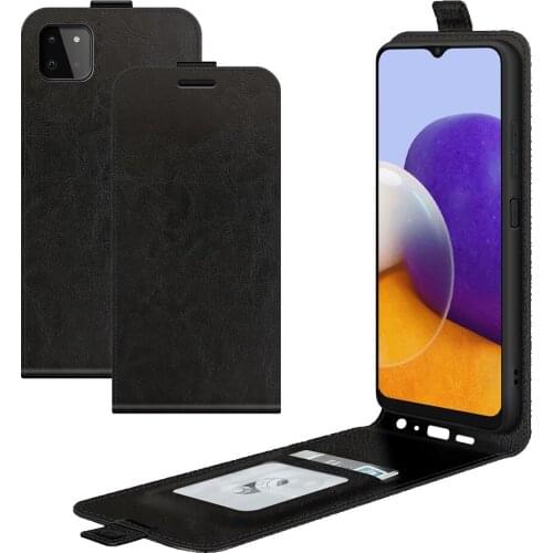For Samsung Galaxy A22 5G Case Flip Leather Cases For Samsung Galaxy A22 5G High Quality Vertical Wallet Leather Case