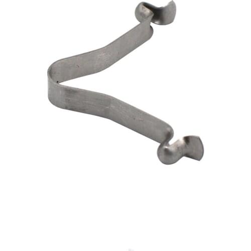 Custom V Shape Tent Tube Hole Snap Button Stainless Steel Spring Clip