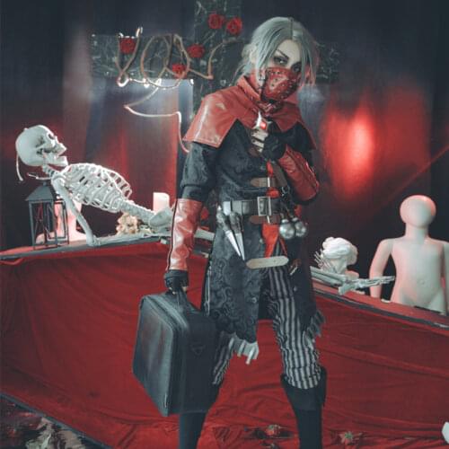 Identity V Cosplay Exorcist Embalmer Aesop Carl Cosplay Costume Set Carnaval Halloween Christmas Anime Costume