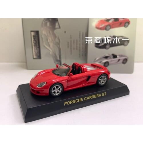KYOSHO 1/64 Porsche Carrera GT Convertible Collect die casting alloy trolley model