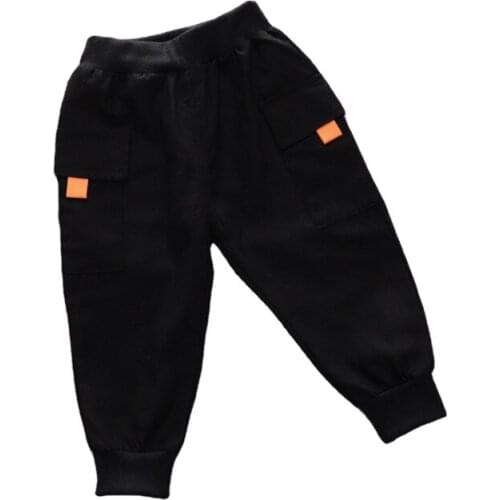 Fashion Infant Spring Autumn Baby Girls Sports Clothes New Children Boys Letter Cotton Pants Toddler Casual Costume