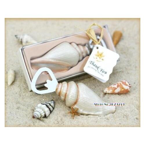 Conch Beer opener, wedding Conch bottle opener wedding favors wedding gift wedding favors Good gift for Beach series 50Pcs/lot