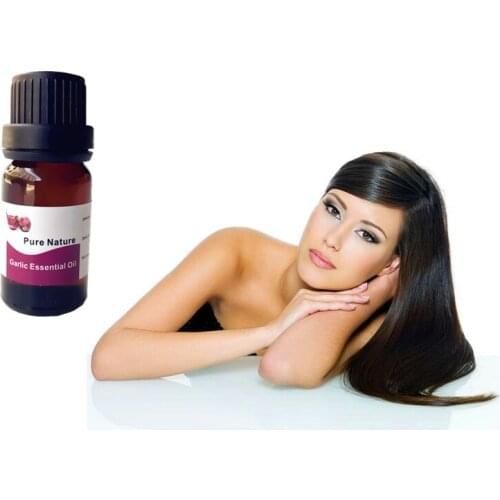 Hair Regrowth Garlic Essential Oil for Hair Loss Alopecia Scalp Massage Remove Dandruff Thinning Hair Health Repair Growth