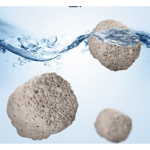 Probiotic House Fish Tank Filter Material Hollow Culture Ball Column Water Purification Bottom Filter Nano Quartz Ceramic Ring