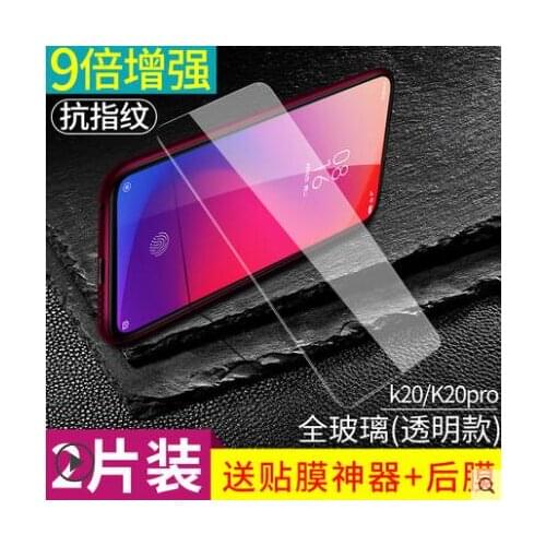 New Bonaier Glass for Redm K20 Full Glue 9H Tempered Glass Film for Redmi K20 Pro Mi9T Mi 9T PRO Screen Protector+Free Back film