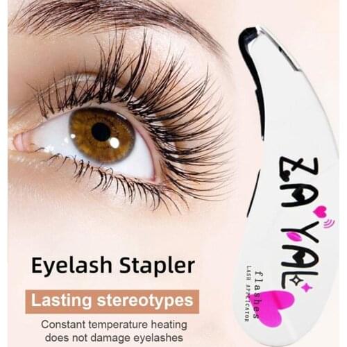 Eyelash Stapler Mini False Eyelashes Contains 45 Lash Buds Natural Curl Eye Lash Extensions Tool 45 Clusters Eye Make up Tool