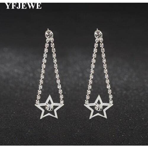 YFJEWE Hot Sale Female Earrings High Quality Womens Alloy Plated Dangle Earrings Drop Earrings Best Gifts E563