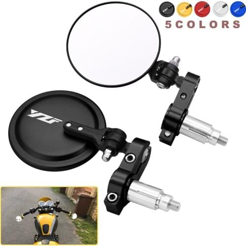 YZF 22mm Motorcycle Mirror Aluminum Handle Bar End Rearview Side Mirrors Motor Accessories FOR YAMAHA YZF R6 2002 2003 2004-2019