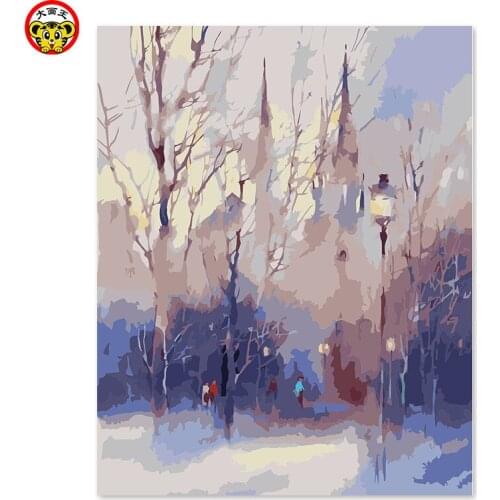 Painting by numbers art paint by number DIY decoration living room bedroom sofa background painting abstract water color propyle