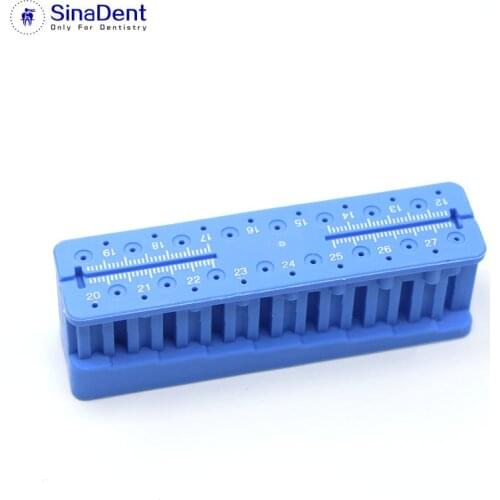 1Pc Dental Endo Block Endo Stand Autoclavable Files Holder Dentist Instruments Endo Ruler for Dentistry
