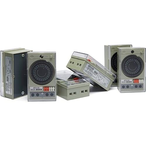 2018 OBOS brand 220V 15A mechanical timer switch with 48 times on/off per day min time interval 30 min free shipping