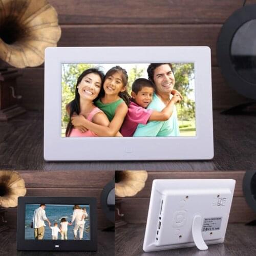 7 Inch Digital Picture Frame Photo Frame with TN Display Player with Remote