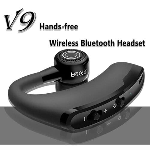 V9 Bluetooth Wireless Headphones Portable Hands-free Business Earbuds High Stability and Comfort Noise Reduction Music Headset