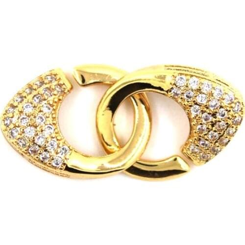 Findings Women Fashion Beads Pearls Bracelets Metal Clasps Accessories Jewelry Making DIY 925 silver Plating Connector Clasps