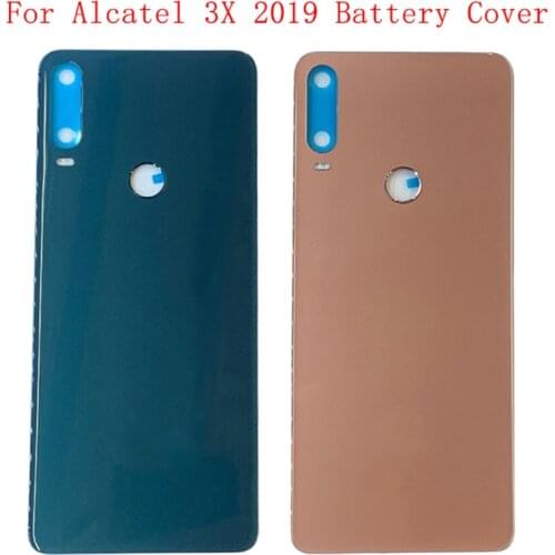 Battery Cover Rear Door Housing Back For Alcatel 3X 2019 5048Y 5048A 5048I Battery Cover with Logo Replacement Parts