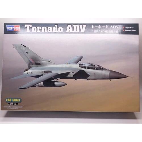 1: 48 British Air Force Winds ADV Intercept Fighter Military Assembly Aircraft Model