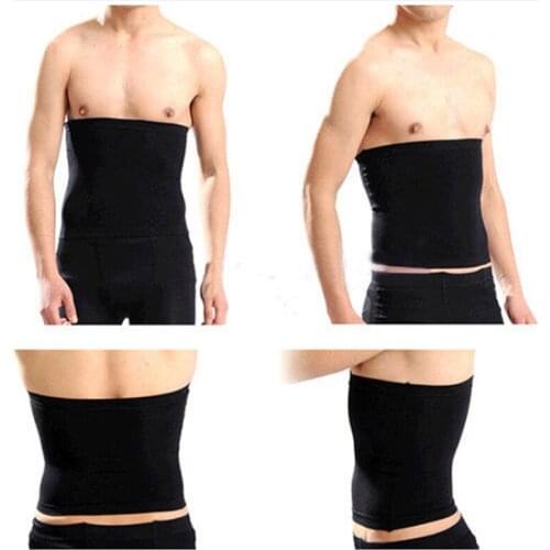 Men Waist Trainer Firm M L Basic Abdomen Fat Burner Corset Body Shaper Beer Belly Sweet Sweat Slimming Waist Trimmer Shapewear