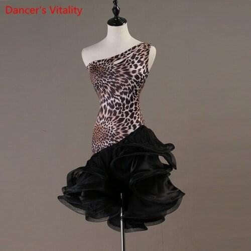 Custom Made /Womens Latin sleeveless Tango Dance Dance Dress Modern Dance / Cha Cha / Rumba Competition Dress