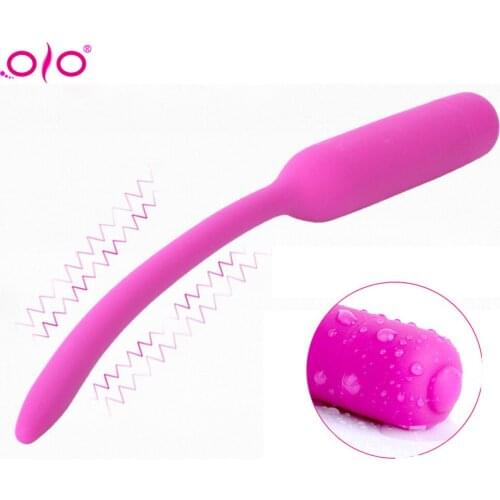 OLO 10 Frequency Penis Urethral Stimulating Masturbation Penis Plug Tube Vibrators Male Vibrating Sex Toys