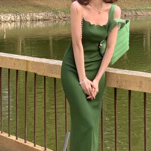 2021New Women Dress Knitted Long Maxi Oversize Knitting Elastic Bodycon Womens Summer Sexy Slim Skinny Loose fashionDresses