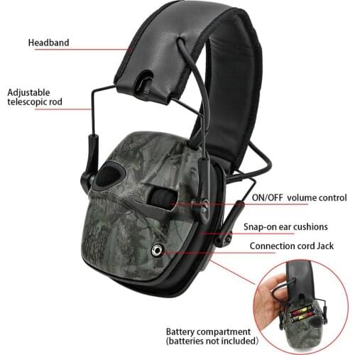 Tactical Headset Electronic Shooting Earmuff Anti-noise Headphone Sound Amplification hunting Hearing Protection Tactical Earmuf