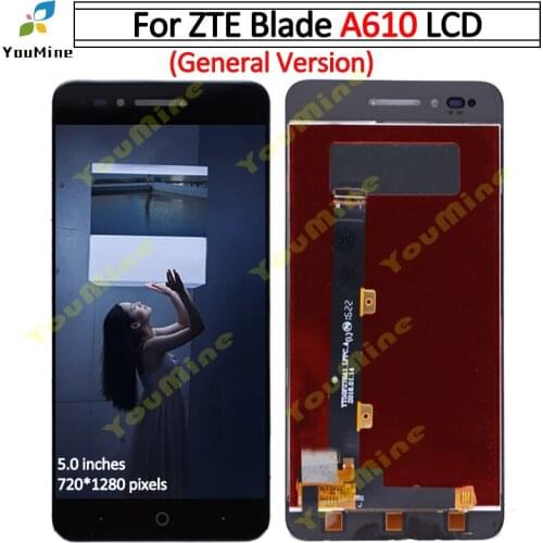 For ZTE Blade A610 LCD Display Touch Screen Digitizer Assembly Replacement Parts (General Version) For ZTE A610 LCD