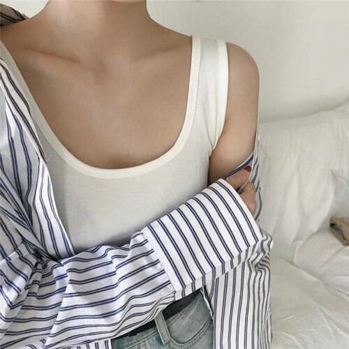 Ladies Solid Tank Top 2020 Lady Sexy Simple Women Tops Casual Comfortable Beach Tops Streetwea Camisole for Women Plus Size