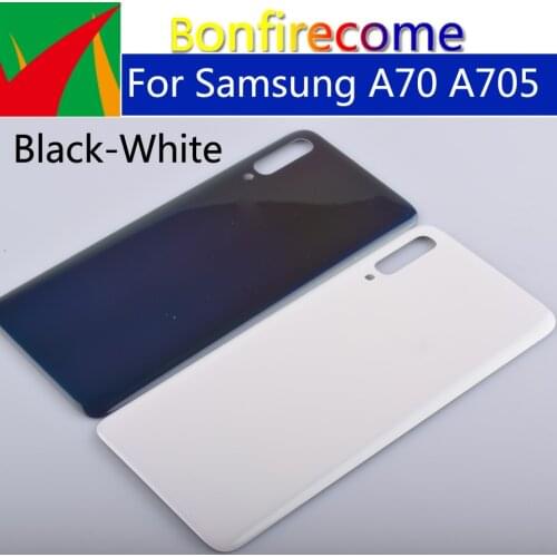 10Pcs For Samsung Galaxy A70 A705 A7050 SM-A705F SM-A7050 Housing Back Battery Cover Case Rear Door Chassis Shell For A70 2019