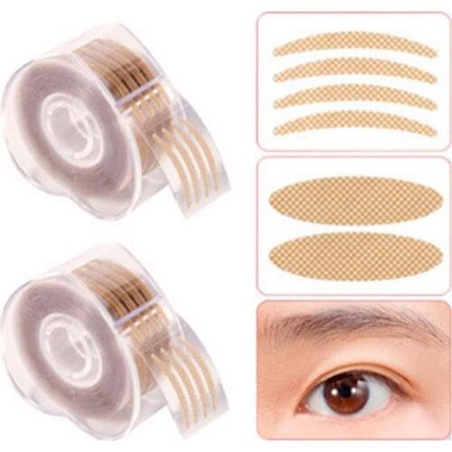 1200Pcs/Set Waterproof Double Eyelid Tape Lace Invisible Round Thin Double Eyelid Tape Adhesive Sticker Eye Tape Tools
