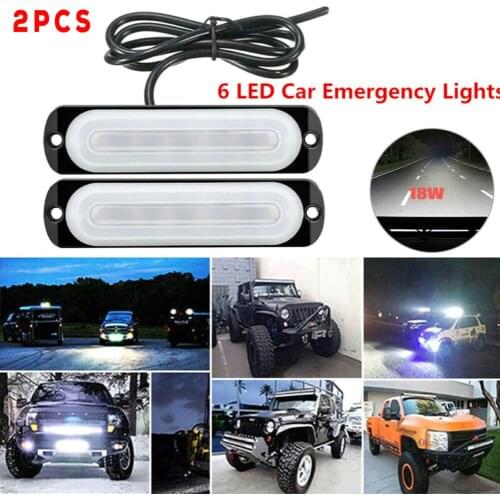 2 pcs Driving Fog Lamp Trucks White Work Light Anti-collision Car SUV Cars