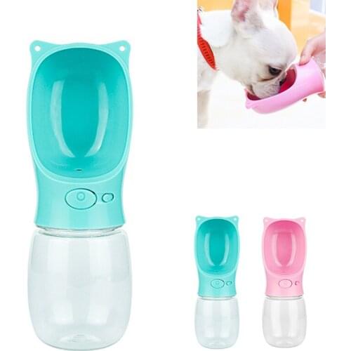 350ML Portable Pet Dog Water Bottle Feeder Travel Dog Water Bowl Cat Feeding Drinking Cup Outdoor Water Dispenser Pet Product