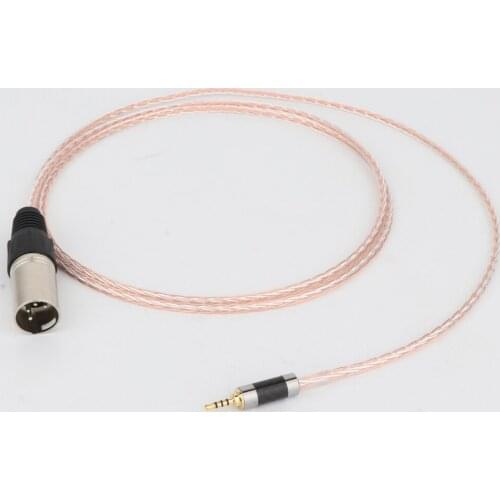 4pin XLR/2.5mm//4.4mm Balanced 7N OCC Silver Plated Upgrade Cable for T60RP T20RP T40RPmkII T50RP Headphone