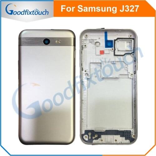 For Samsung Galaxy J3 Pop J327 J327T J327T1 J327P Original Mobile Phone Middle Frame Housing Cover With Rear Battery Door Case