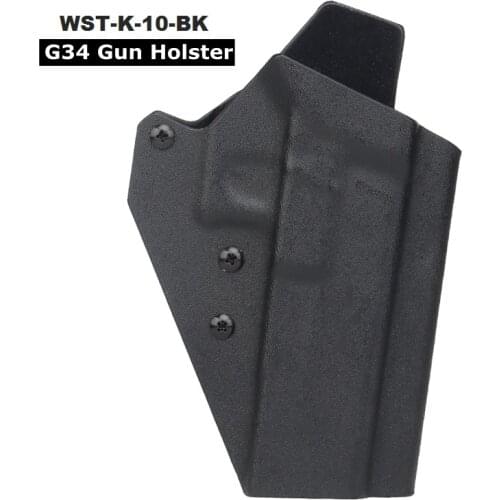 Glock 34 Holsters Airsoft Inside The Waistband Kydex Holster for Glock 34 Tactical Right Hand Handgun Pouch Hunting Belt Case