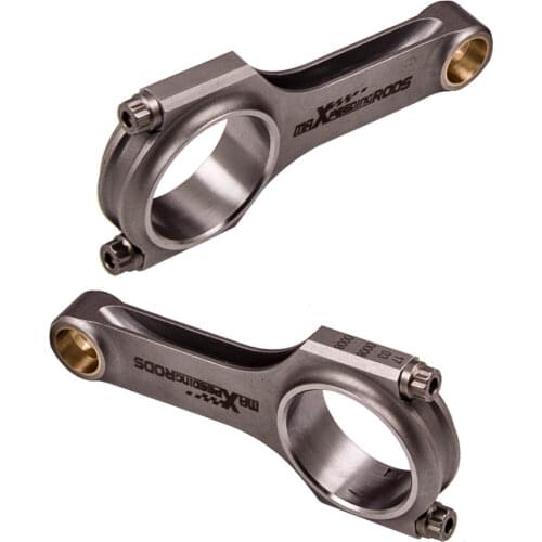 2PCS Connecting Rods for Fiat 500 Old Model 2 cylinder 130mm ARP2000 Bolts 800HP Conrods