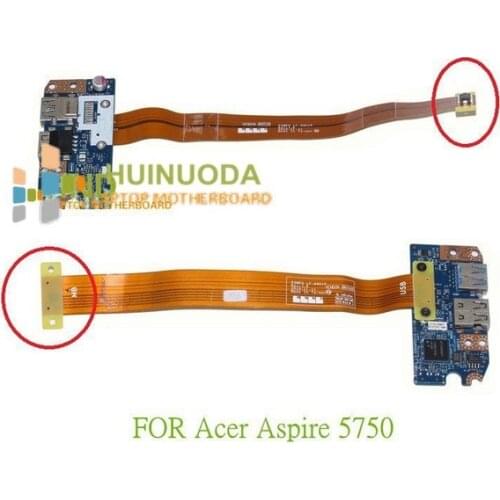 NOKOTION P5WE0 LF-6901P UNIFLEX cable P5WE0 LS-6904P For acer aspire 5750 gateway NV57 USB 3.0 board with yellow cable