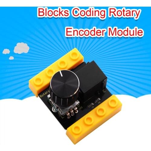 Kidsbits Blocks Coding Rotary Encoder Module Rotary encoder sensor For Arduino STEM Programming Education