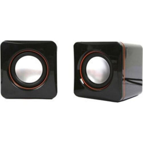 Computer Speakers USB Powered Multimedia Small Desktop Speakers with Stereo Sound for Laptops and PC, 3.5 mm Audio Jack