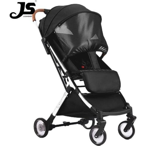 Jusanbaby Baby Lightweight Fold Stroller Baby Car Accessories Foldable Dolly Multifuncional Plegable High Landscape 2020 News