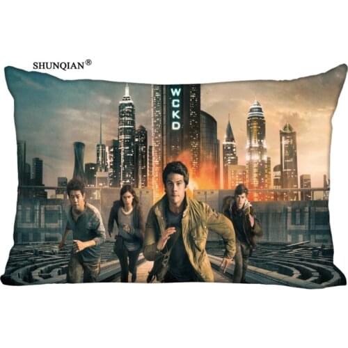 LUQI Room Bedding Set 20 X 30 inch Sleeping Well pillowcase The Maze Runner Movie best pillow cases Anniversary Gift