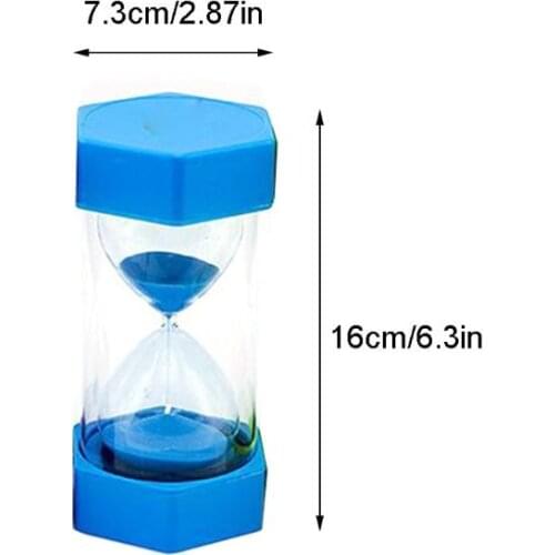 Desktop Sand Clock Timer 10/15/20/30/60 Minutes Childs Striking Hourglass Timer BX0D
