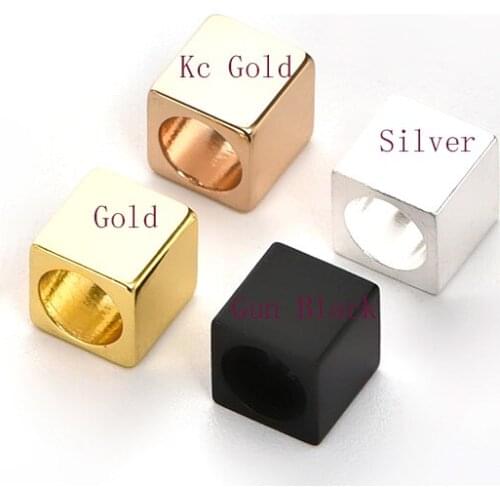 Square Hole Pendant Multicolor Large Hole Square Earring Pendant is used to make jewelry accessories, handmade beading