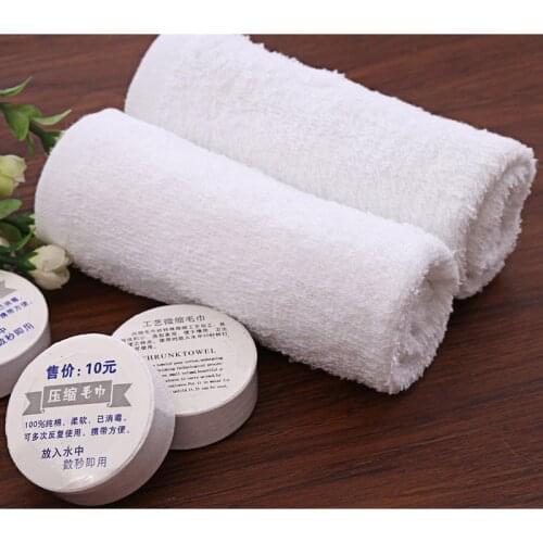 Compressed Cotton Towel Portable Universal Car Cleaning Travel Hotel Soft Towel 33x65cm