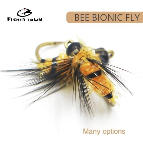 1PCs Realistic Nymph Scud Fly for Trout Fishing Fly Tying Artificial Lure Baits Brass Bead Head Fast Sinking Nymph Scud