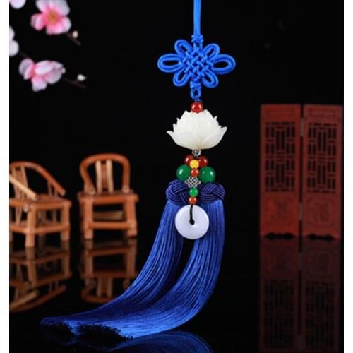 Chinoiserie Car Pendant Lotus Interior Accessories For Citroen C4 C5 C3 Picasso Xsara Berlingo Saxo C2 C1 C4L DS3 Xantia DS4 C8