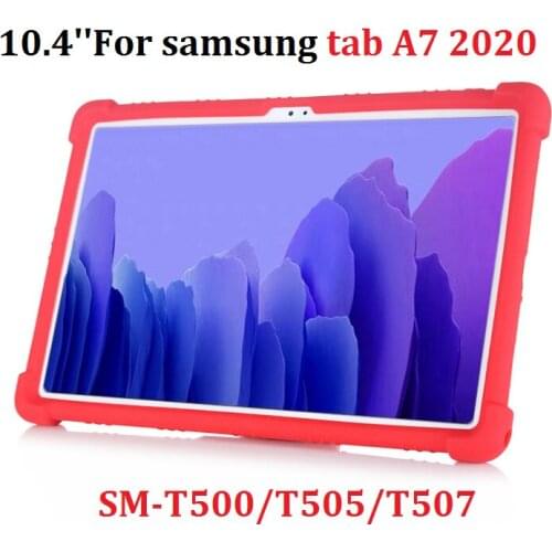 Silicone Case For Samsung Galaxy Tab A7 10.4 inch 2020 silicon Cover For Samsung Galaxy Tab A7 SM-T500 SM-T505 T507 Tablet Case