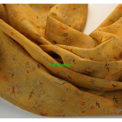High-end customized original designer fabrics, cotton and linen printed Hanfu, cheongsam dress clothing fabric